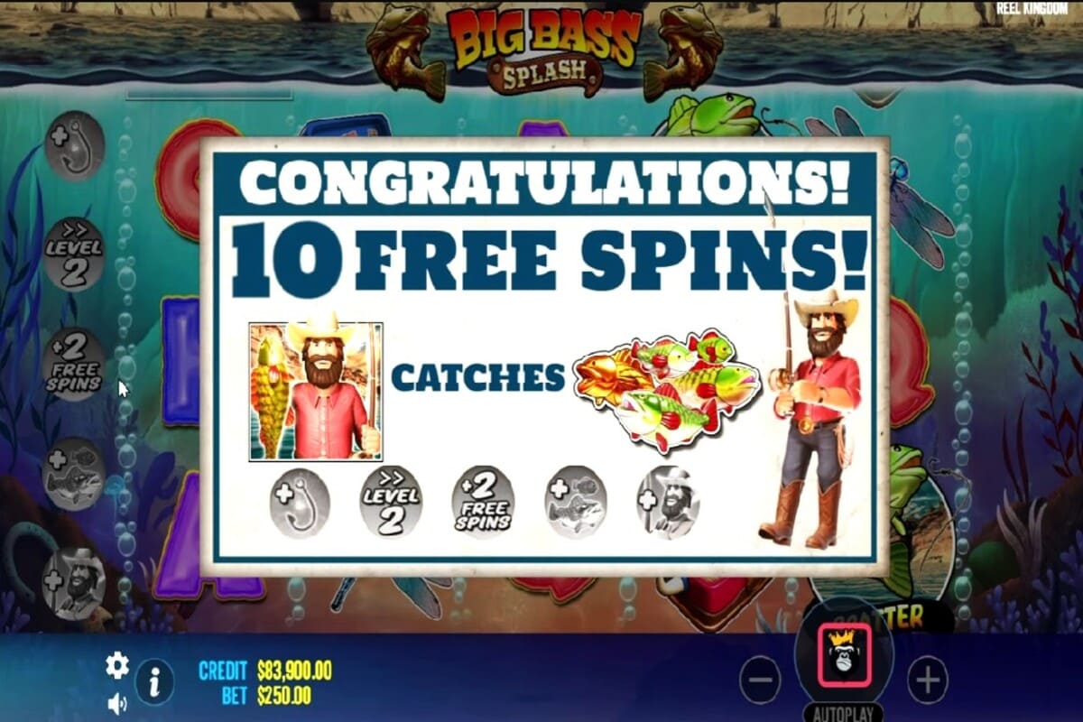 Screenshot showing working bonuses