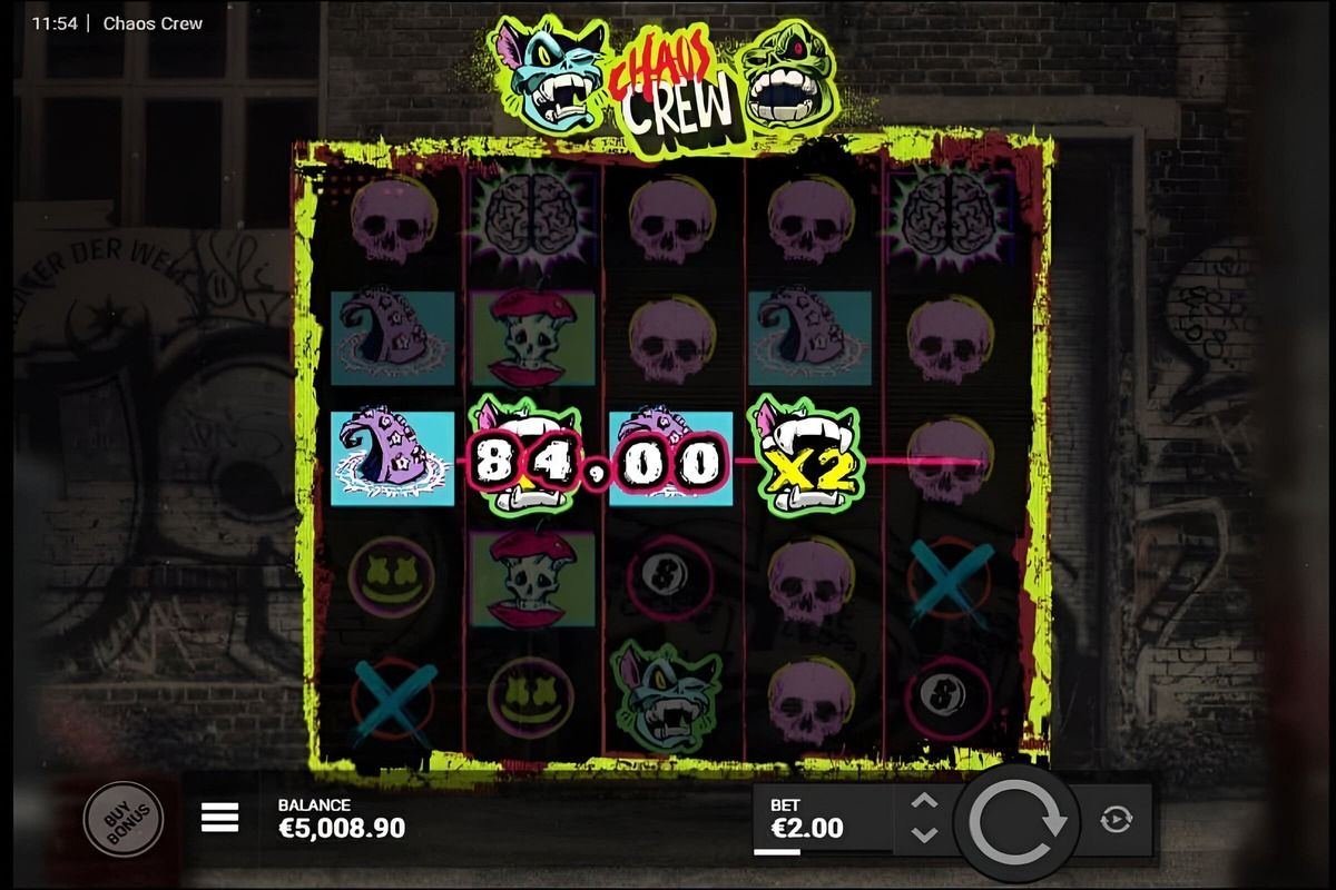 Screenshot of bonus feature in action