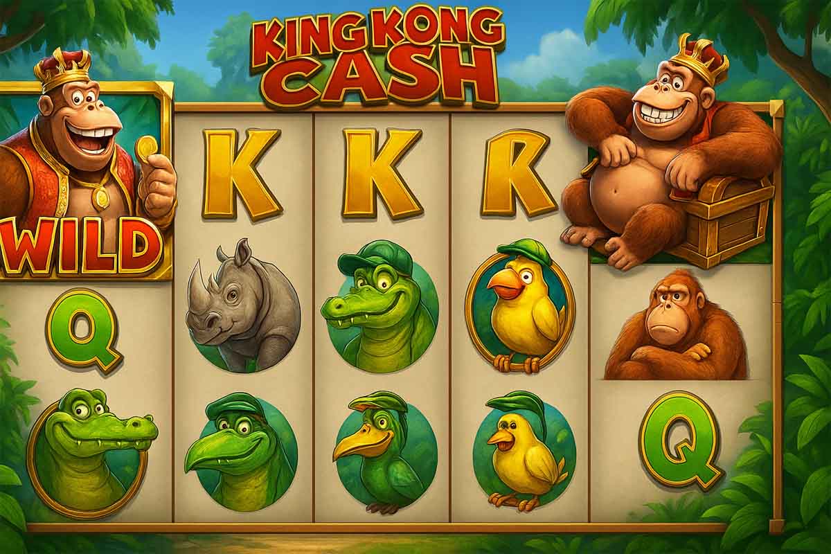 King Kong Cash screen featuring highest-paying symbols