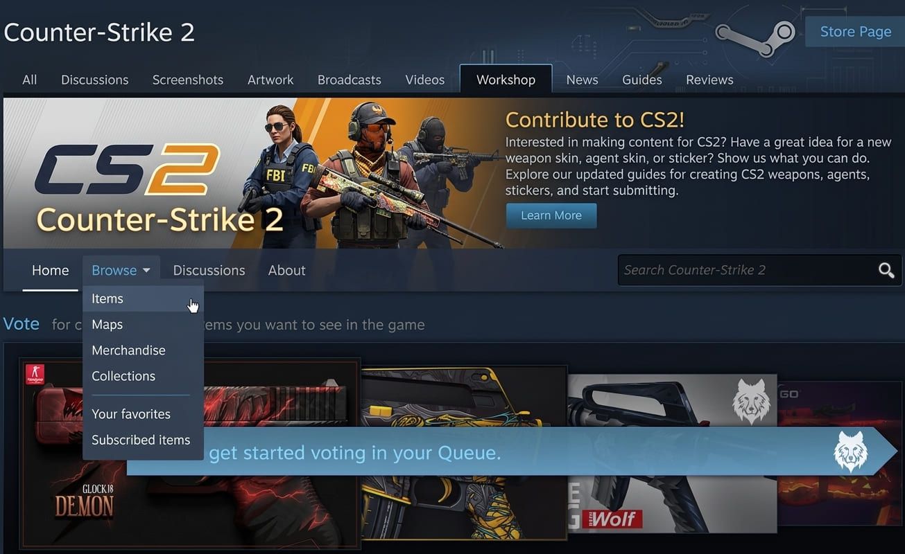 Selecting maps