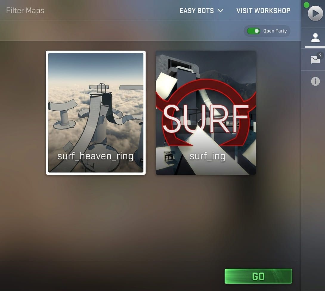 Choosing the subscribed map