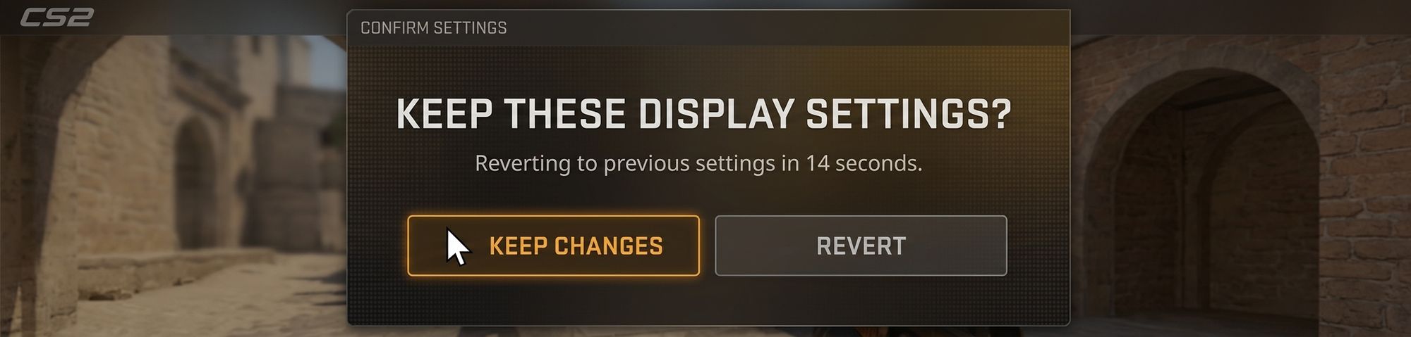 Confirming changes