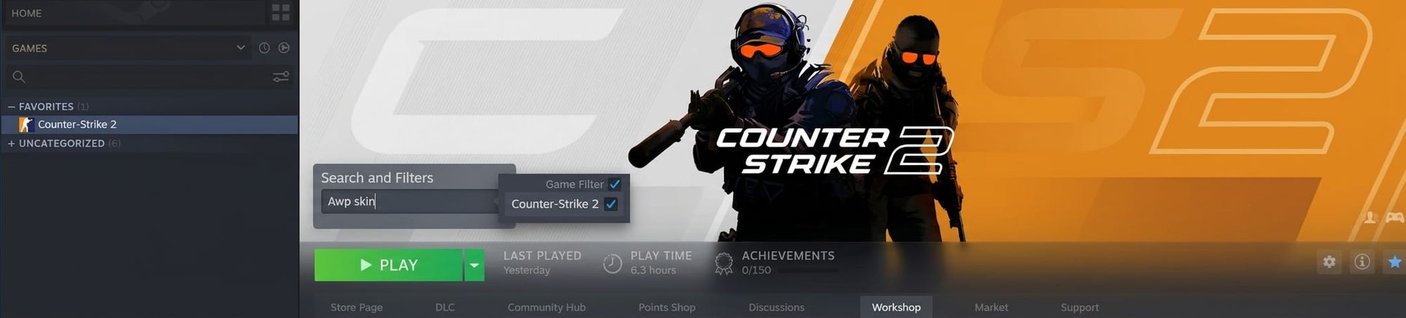 CS2 in Steam