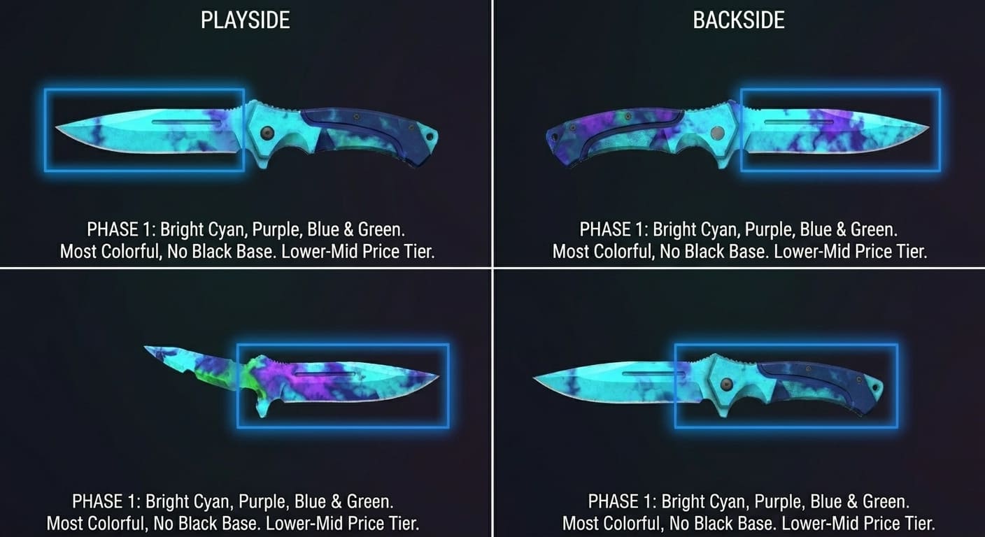 Phase 1 — playside and backside