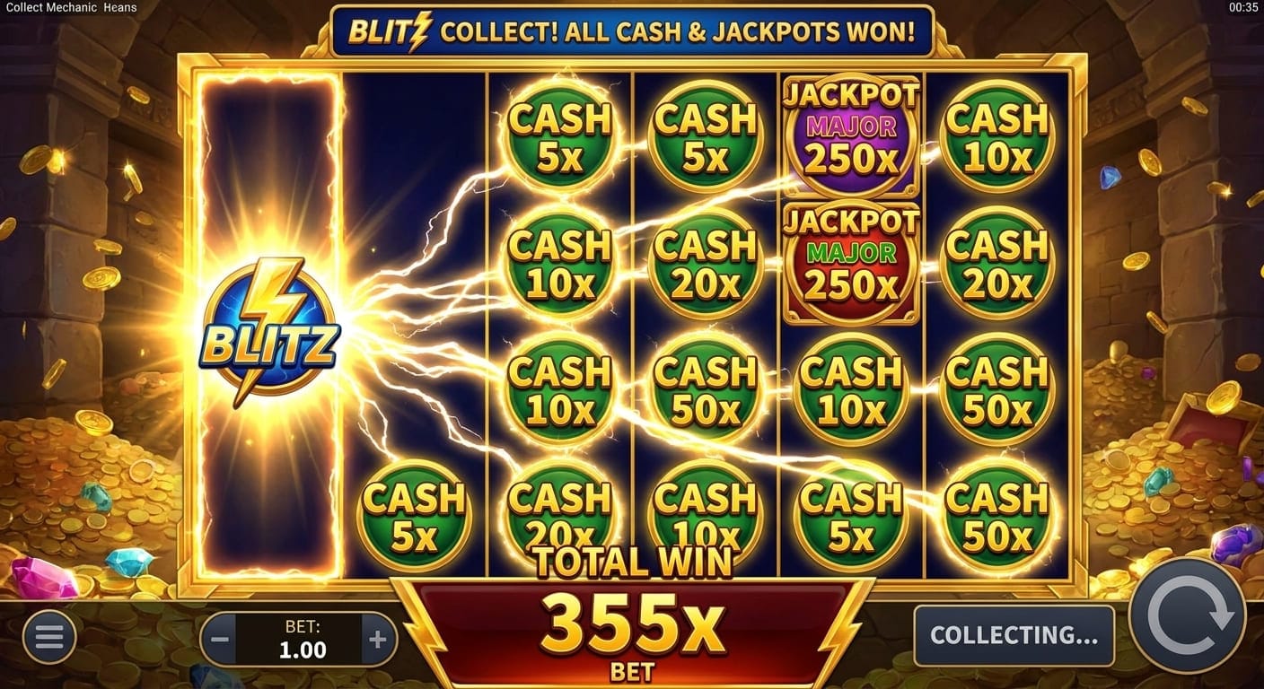 Gold Blitz Collect mechanic