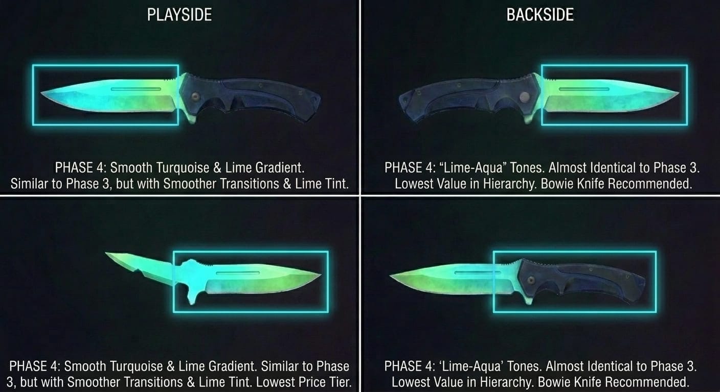 Phase 4 — playside and backside