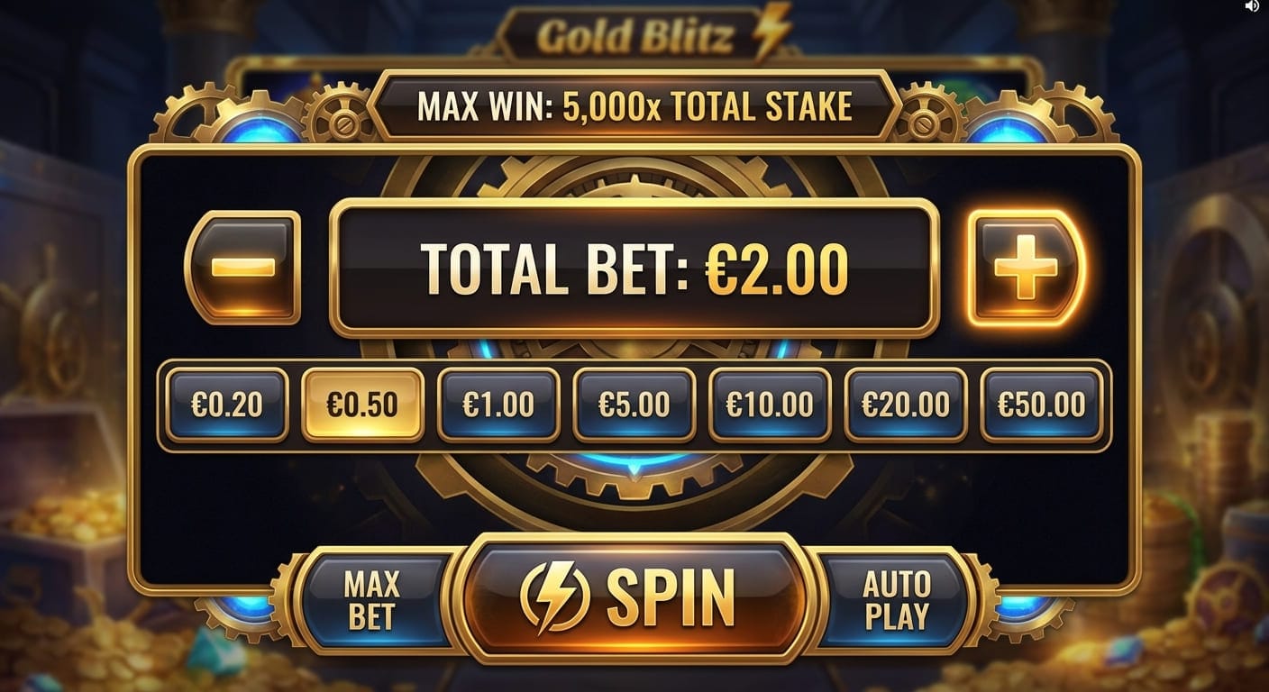 Gold Blitz Betting Range
