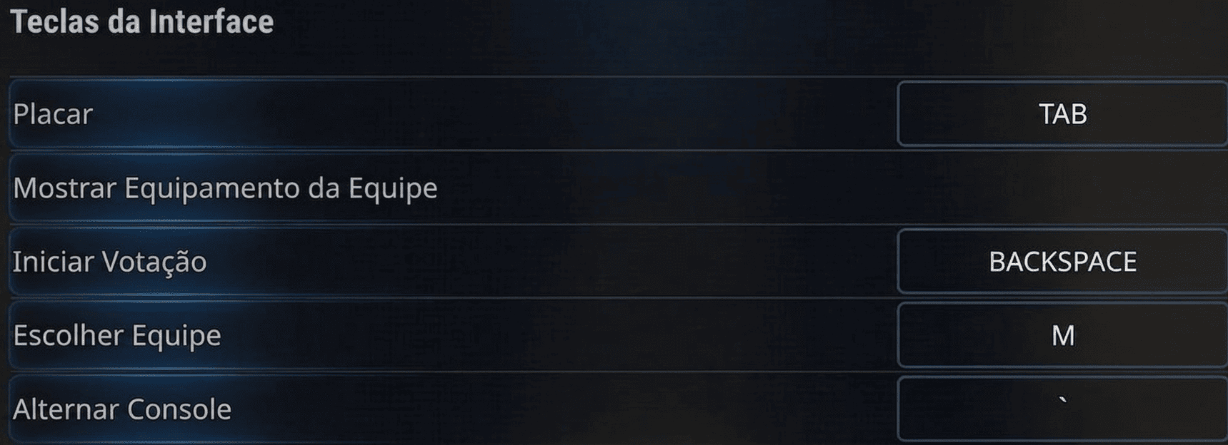 UI Keys