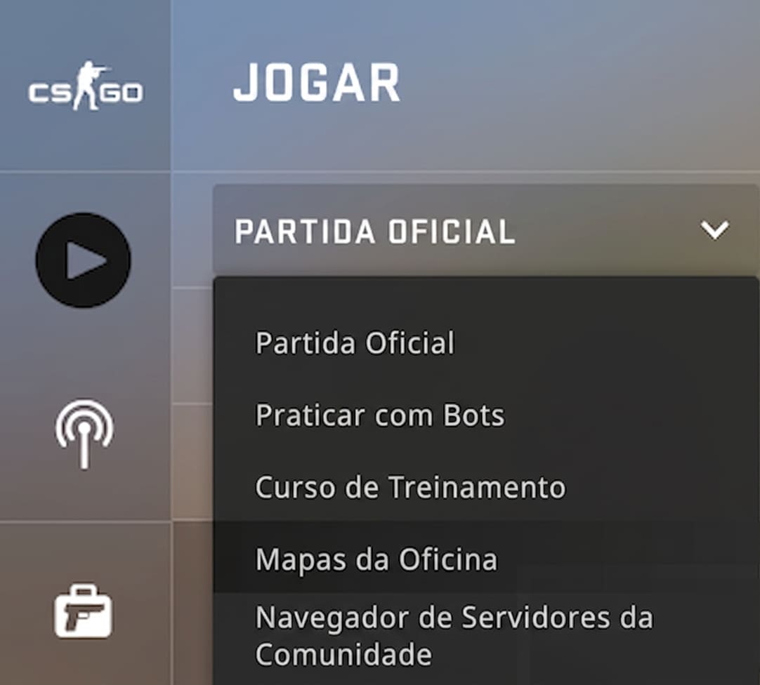 Escolha o mapa assinado