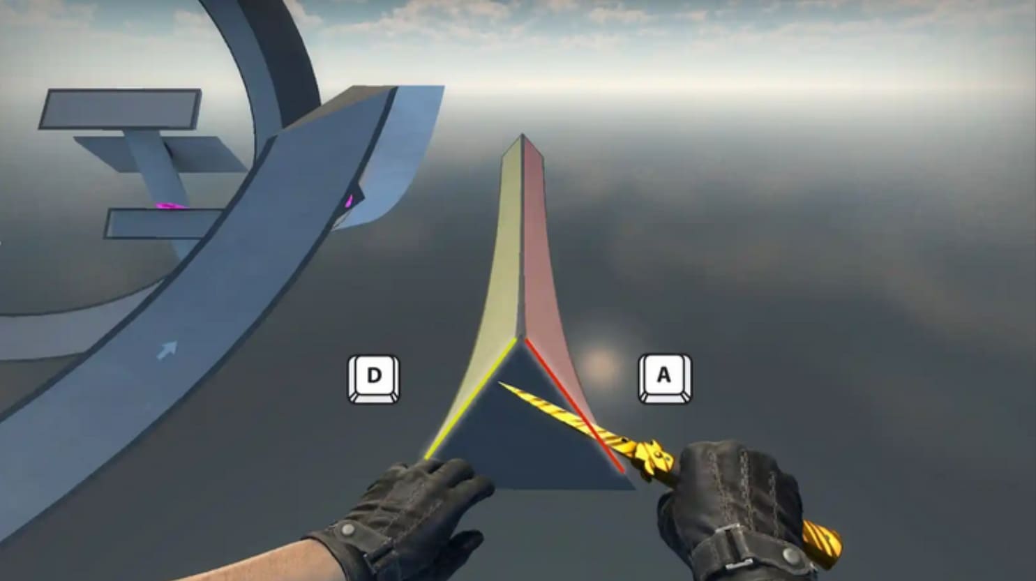 noções básicas dos movimentos de surf CS2