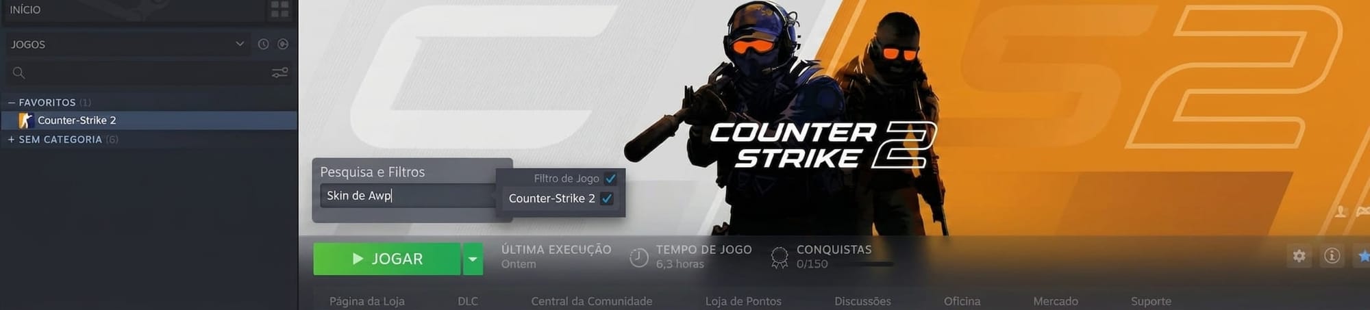 CS2 no Steam