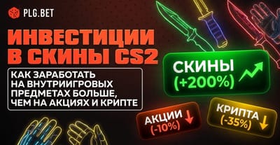 Инвестиции в скины CS2: как заработать на внутриигровых предметах больше, чем на акциях и крипте